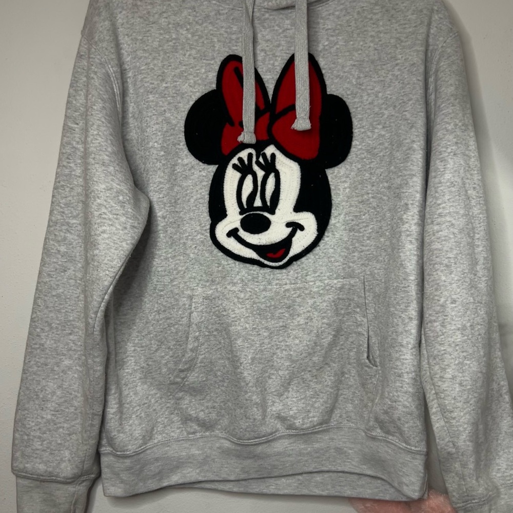 Gray Minnie Mouse Sweater